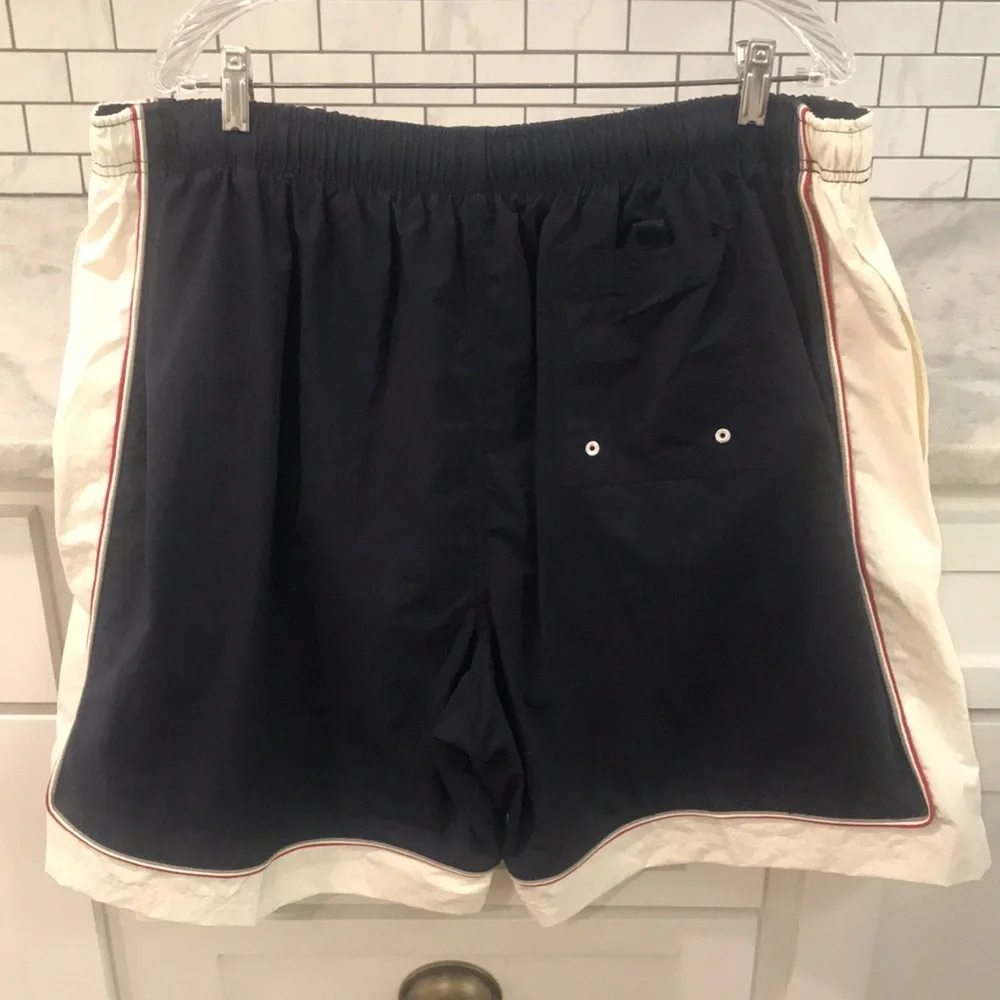 Vintage Tommy Hilfiger Swim Trunks Mens XXL‎ Navy Blue American Festival Beach